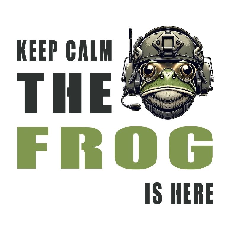 Fighting Frog – Keep Calm Style