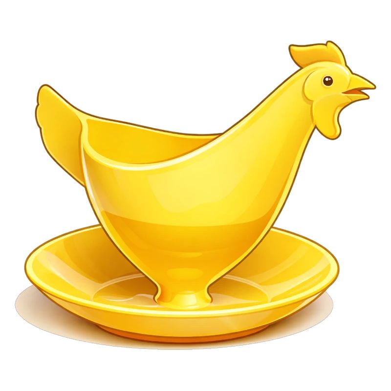 Gelber DDR Eierbecher, Ostalgie