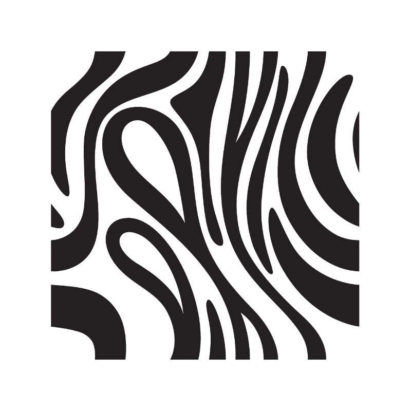 Zebra decoration - African savannah effect.