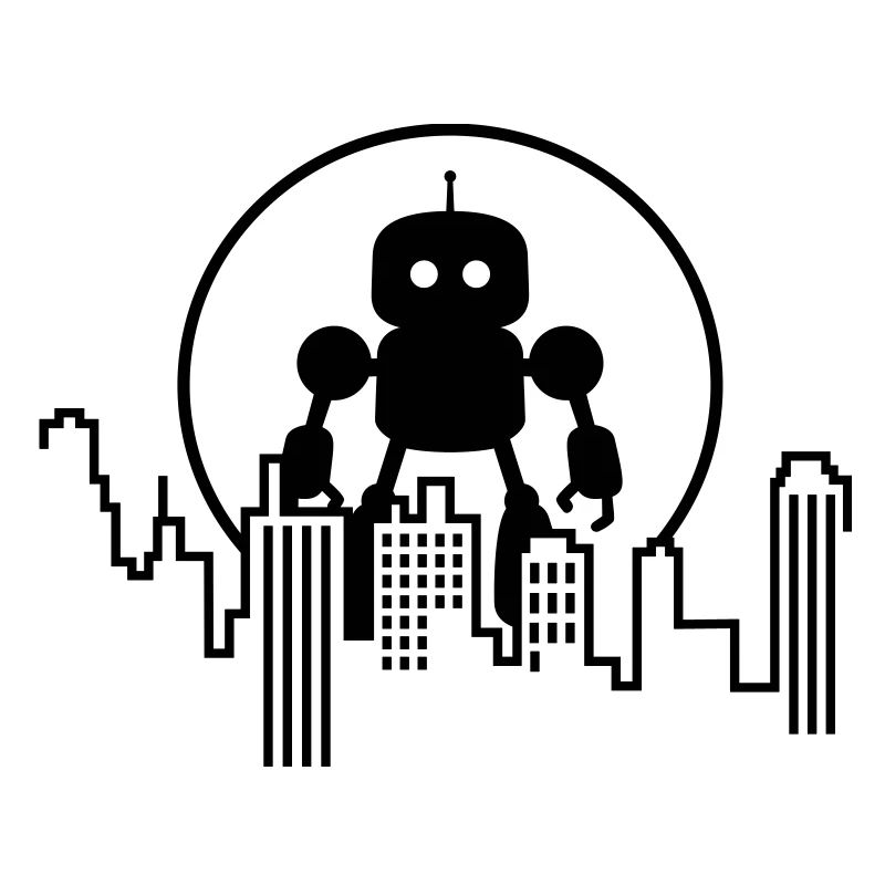 Futuristische Robot Skyline – Android