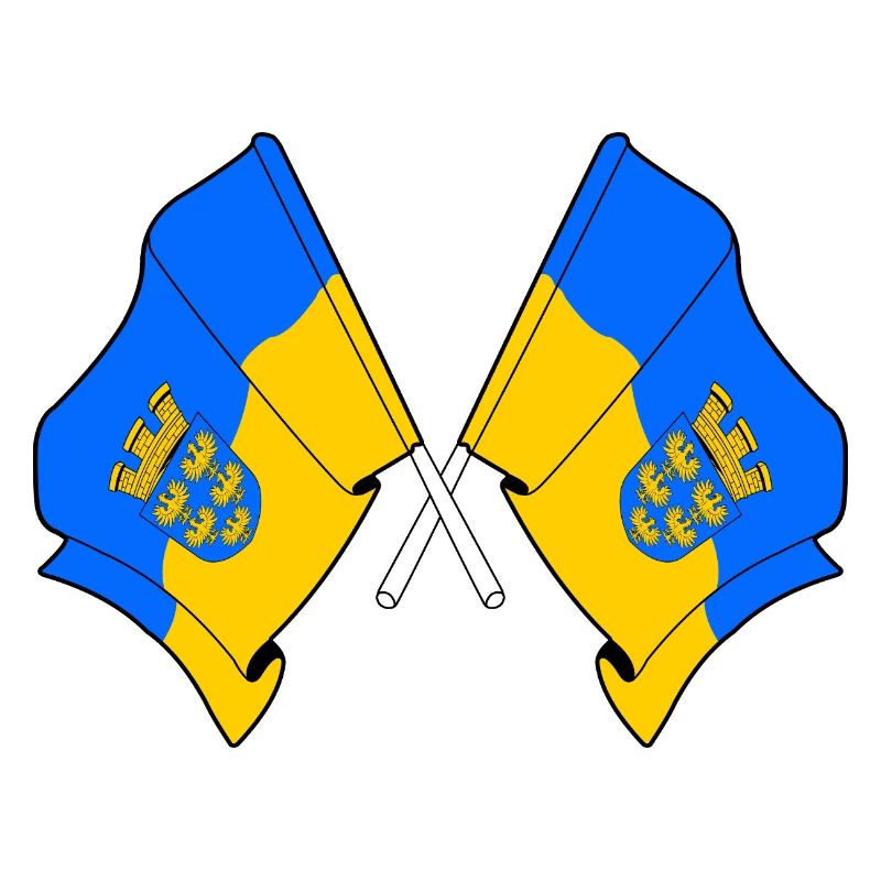 Drapeaux croisés de Basse-Autriche