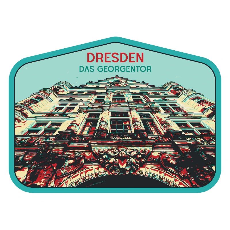 Illustration: Georgentor, Dresde