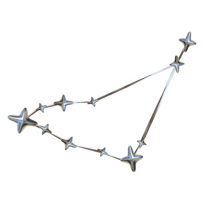 Rangée d’étoiles Conception de constellation