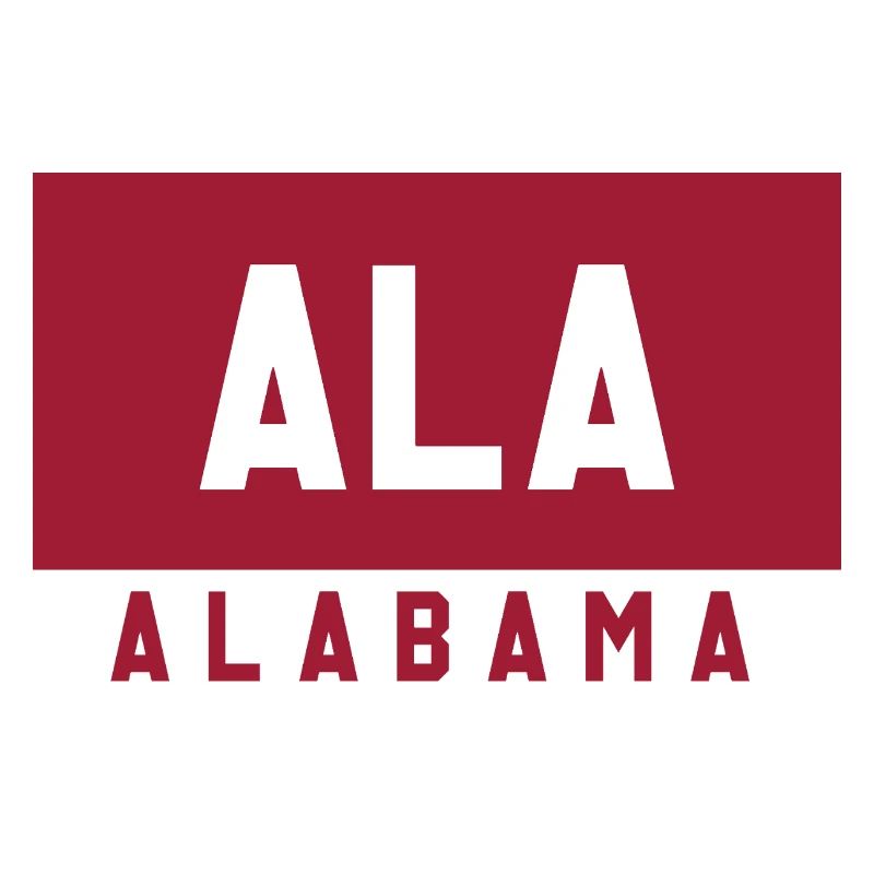 Drapeau typographique de l’ALA de l’Alabama