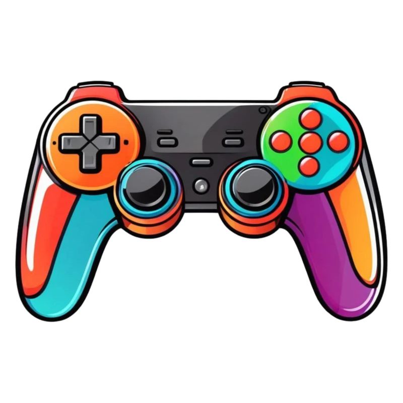 Gamepad Controller Farben Bunt