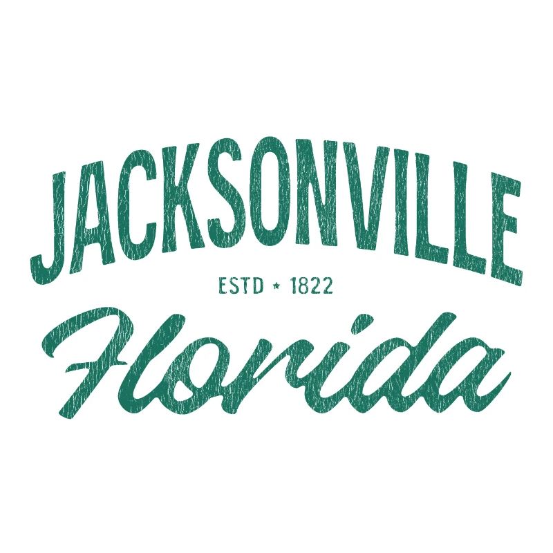 Jacksonville Florida Vintage Script