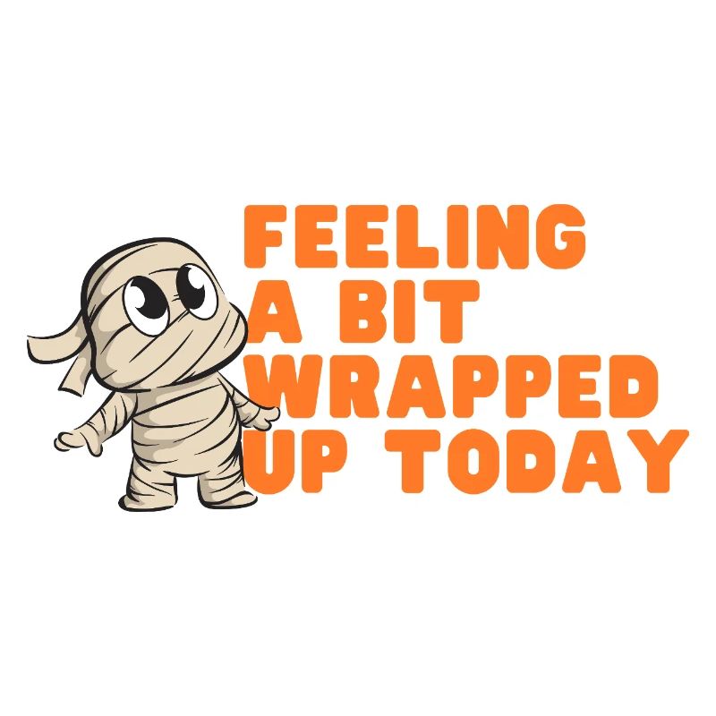 Wrapped Up Today Mummy Graphic Tee