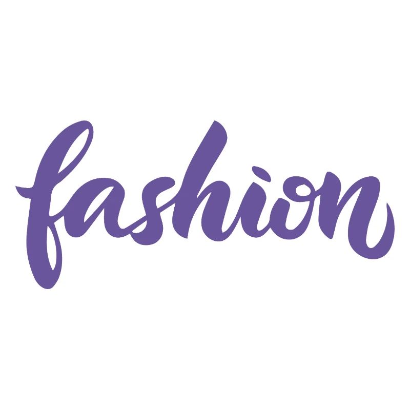 Tendance des écritures de lettrage mode violettes de mode