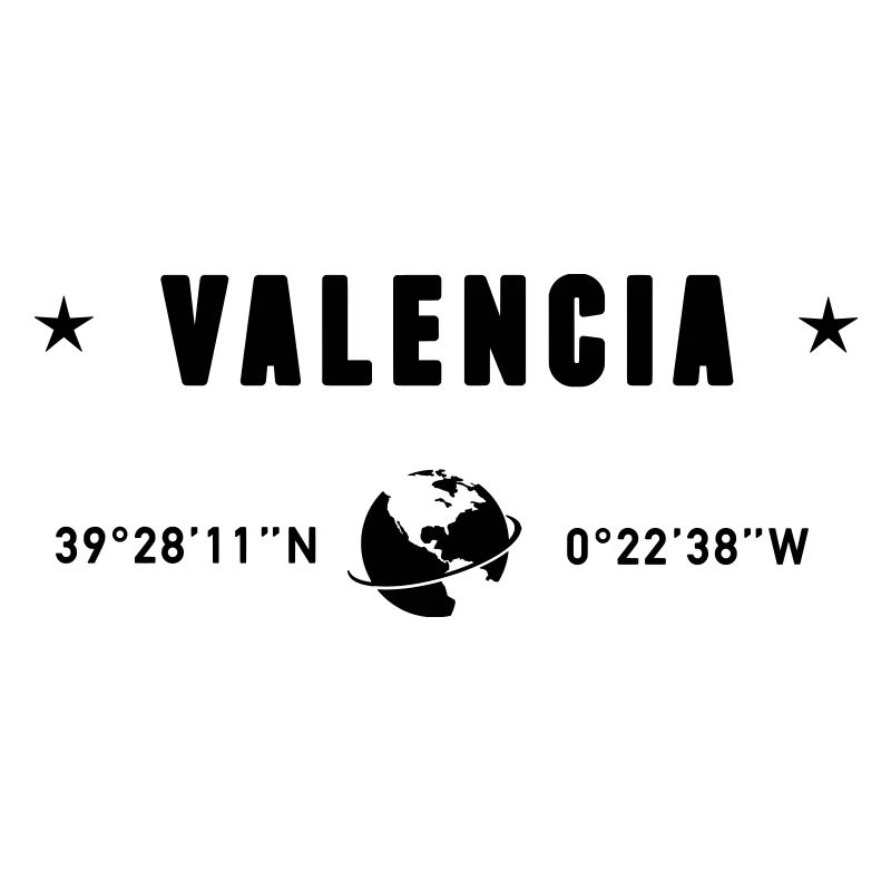 Valencia Spain Gps Coordinates Globe