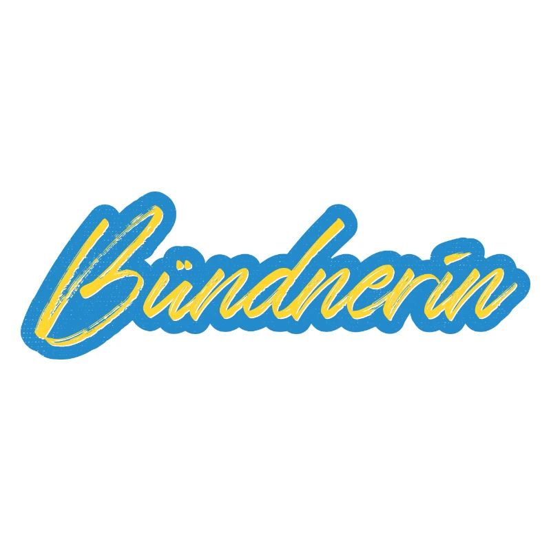 Bündnerin Neon Script