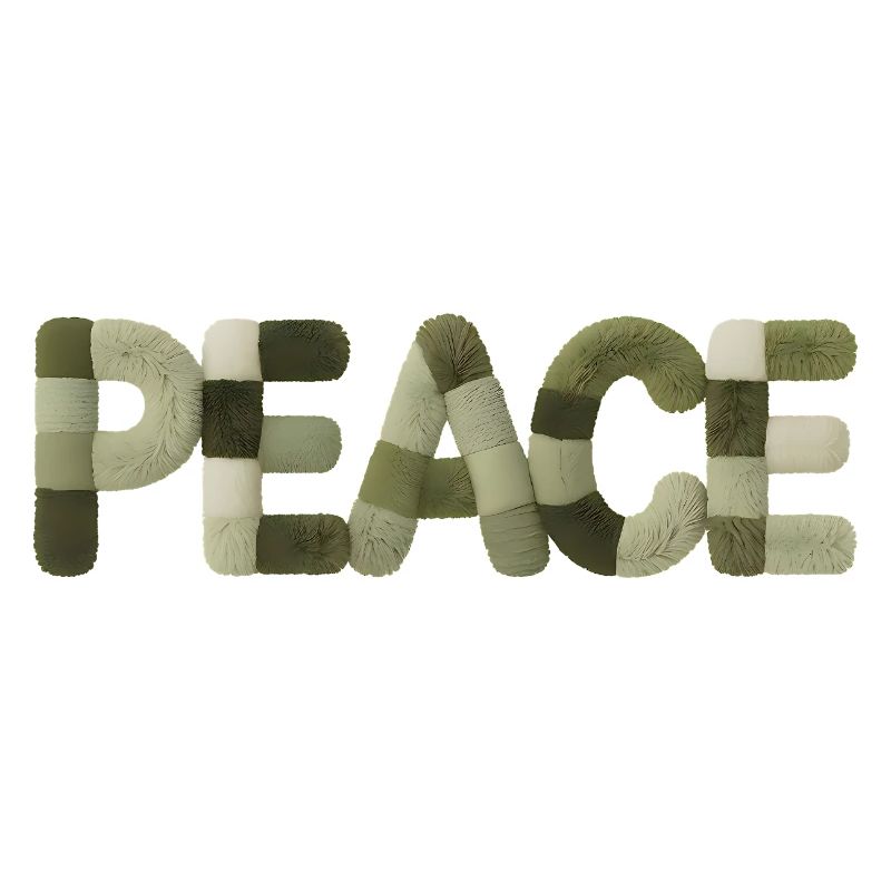 Autocollant Modern Patchwork Peace Style