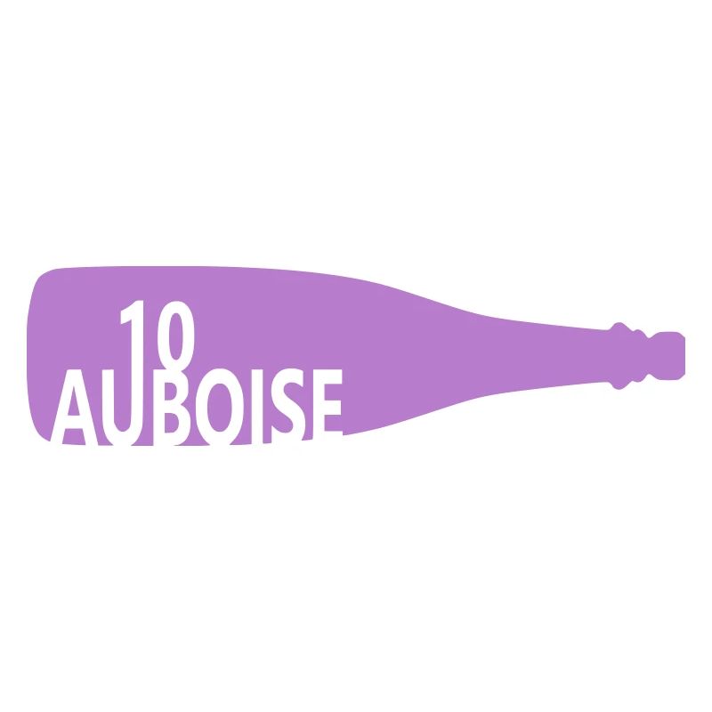 Bouteille de vin effervescent aube