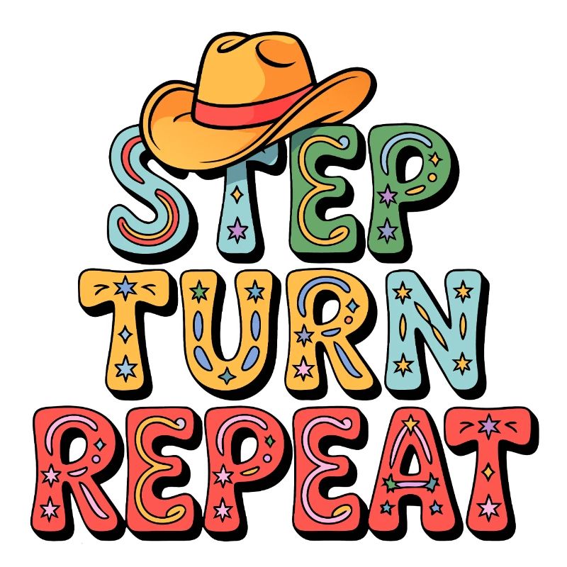 Line Dance Step Turn Repeat
