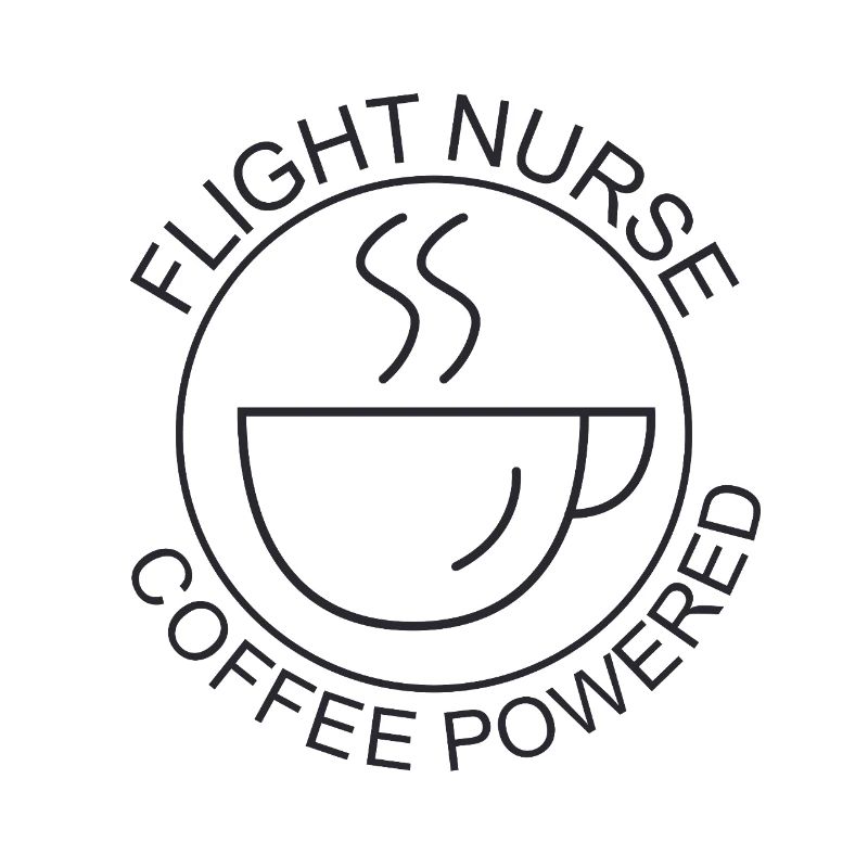 Flight Nurse Coffee Powered Luftrettung