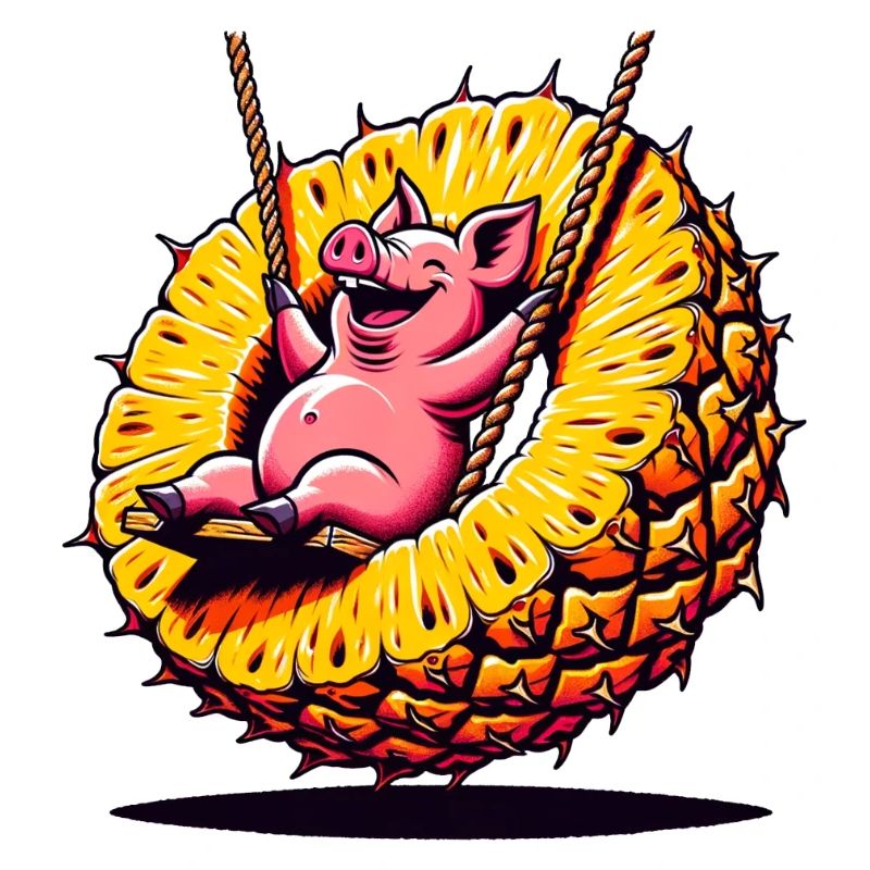 Pineapple Swing Piggy