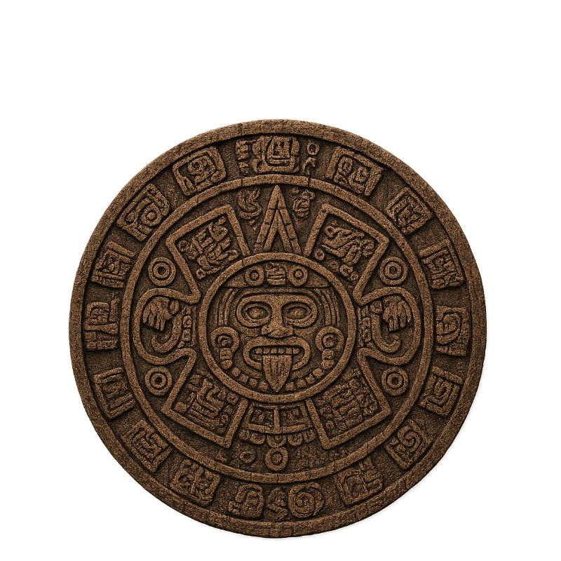 Aztec Calendar Stone Relief