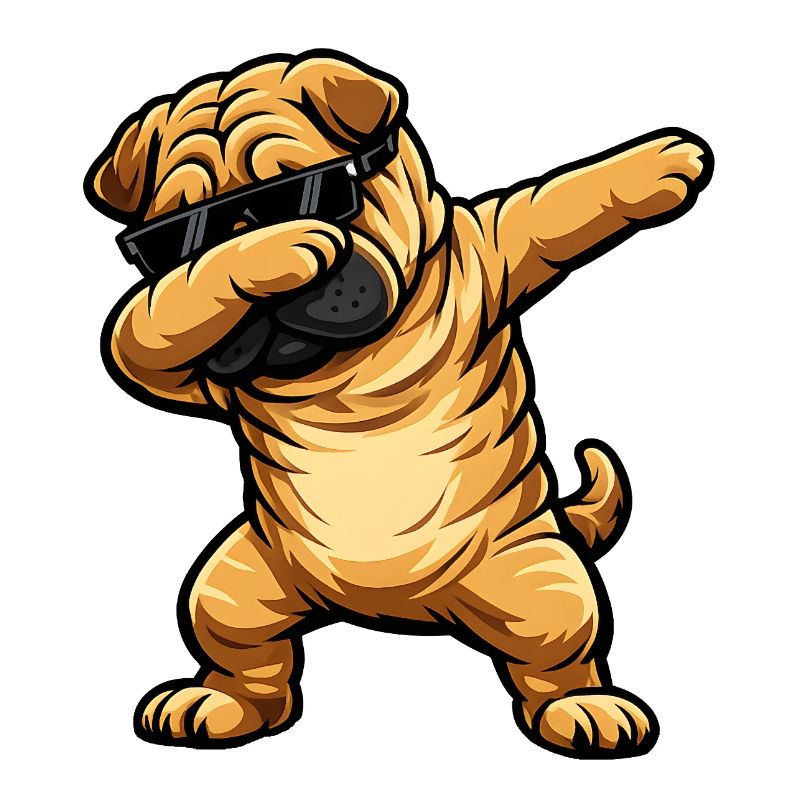 Tabbing Shar Pei