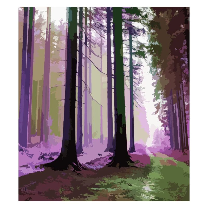 Forêt de nuages hantée