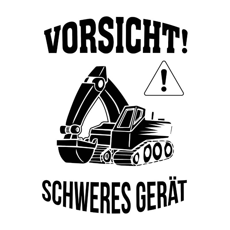 Bagger Baggerfahrer Baugeräteführer Schweres Gerät