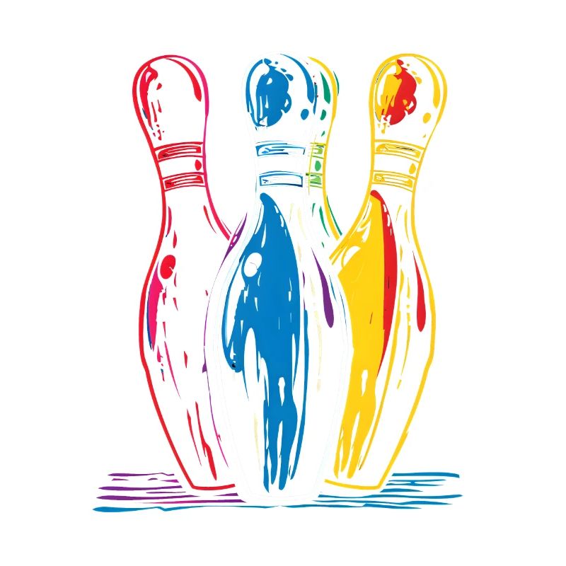 Dessin de bowling à l’ancienne