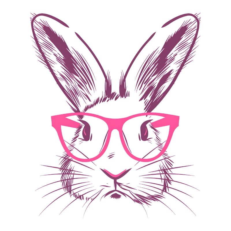 Rabbit Bunny Ears Glasses Bunny Bunny Gift