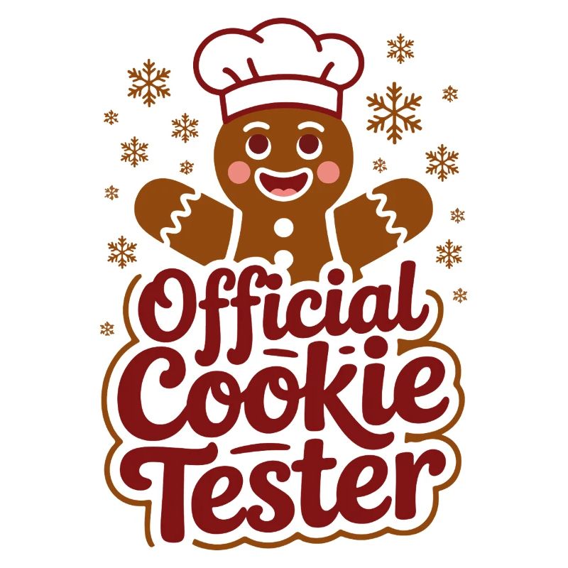 Conception de test de Noël pour les amateurs de biscuits