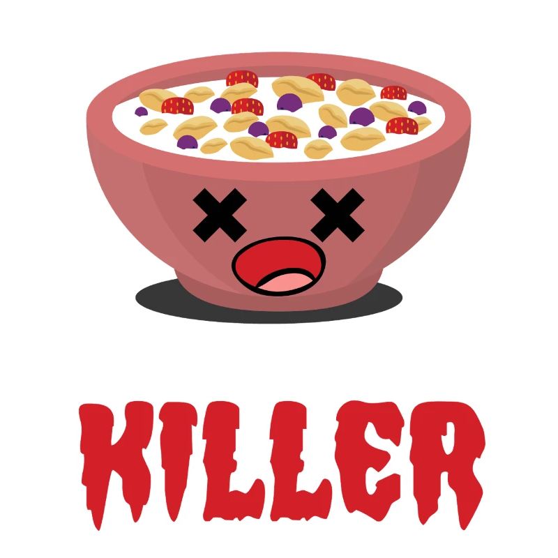 Cereal Killer Breakfast Humor Pun
