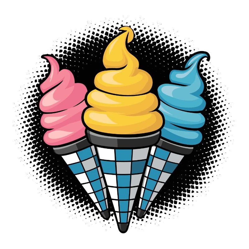 Cornets de crème glacée Ice Cream Lover
