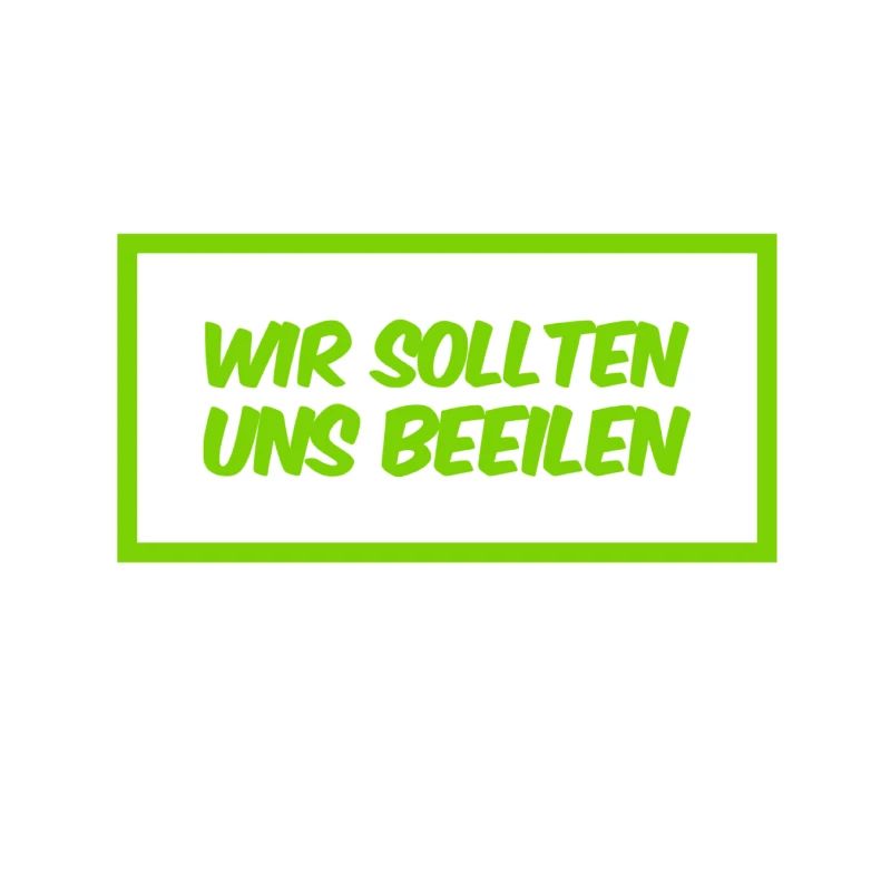 ich beeile mich