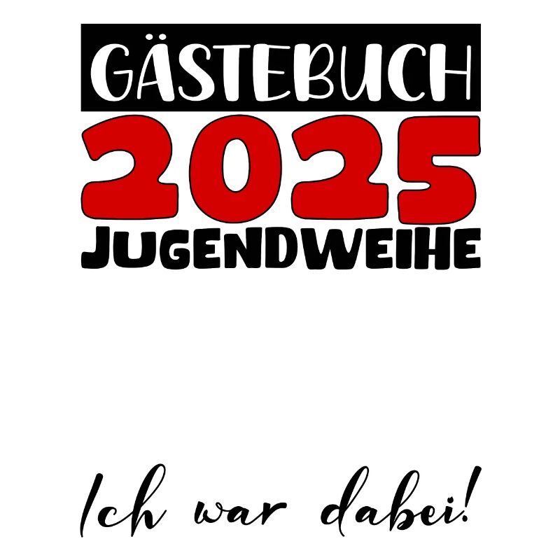 Jugendweihe 2025 Gästebuch Geschenk Mädchen Jungen
