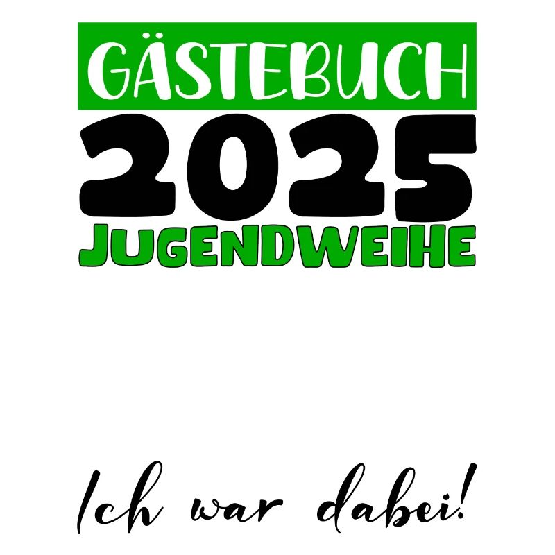 Jugendweihe 2025 Gästebuch Geschenk Mädchen Jungen