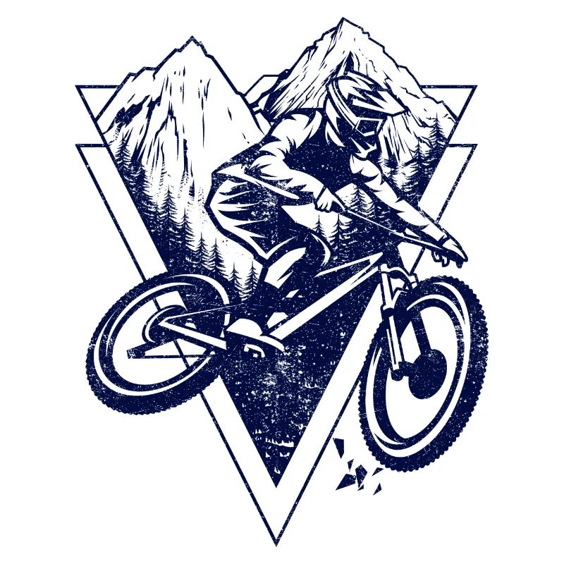 Mountainbiker im Ridge Triangle