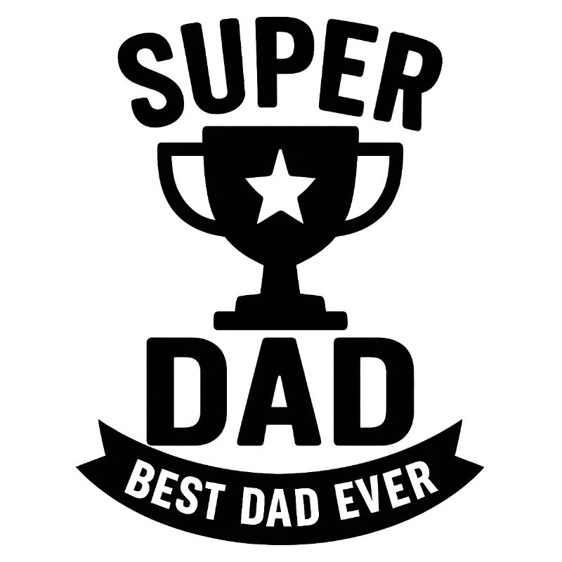 Conception du trophée Super Papa