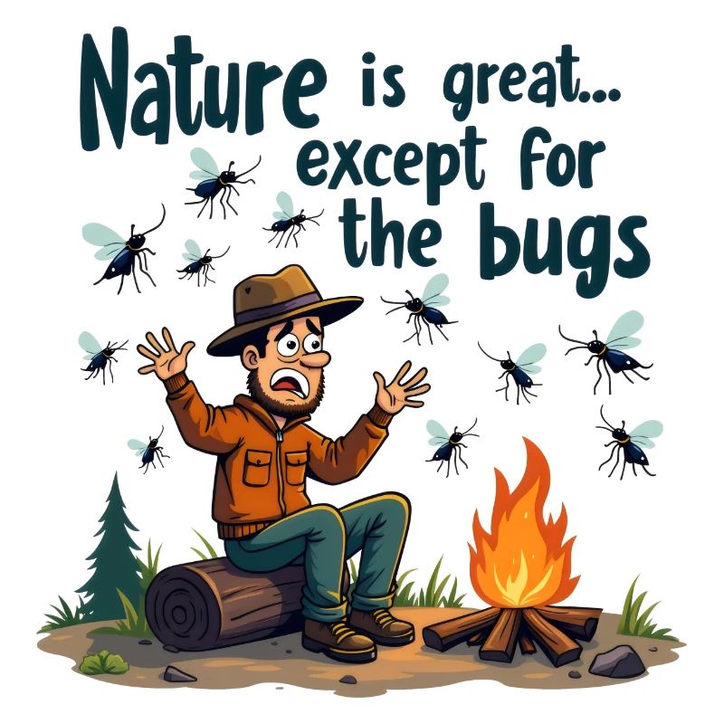 Camping is great except for the annoying mosquitoes!
