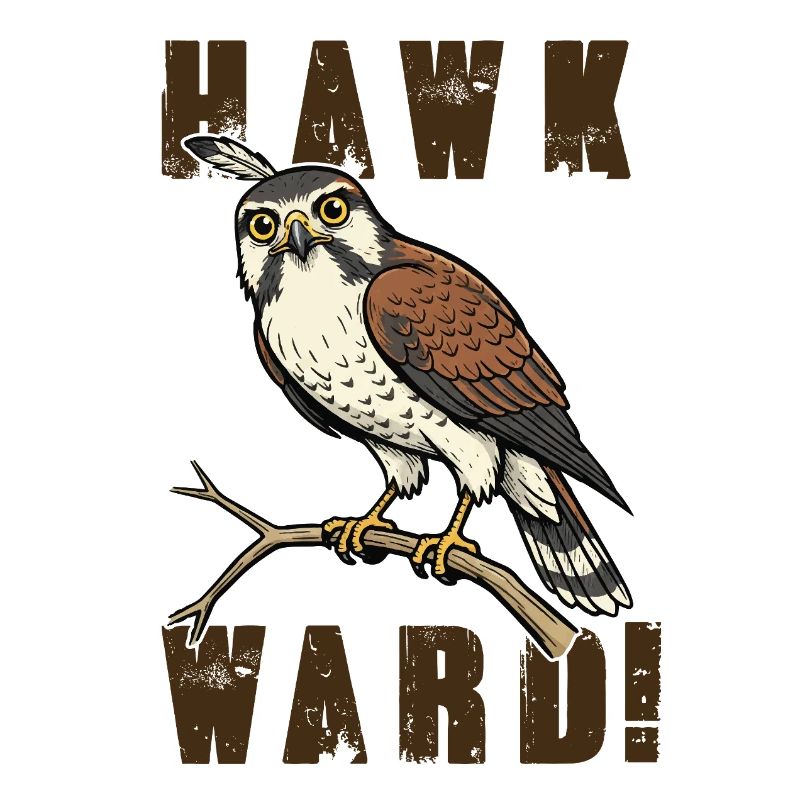 Klassischer Hawkward Hawk Hawk Humor