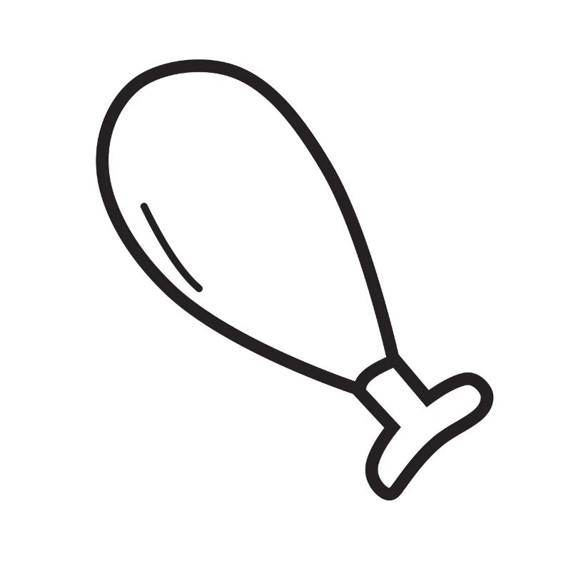 Keule Fleisch Essen Geschenk Idee Hühnchen