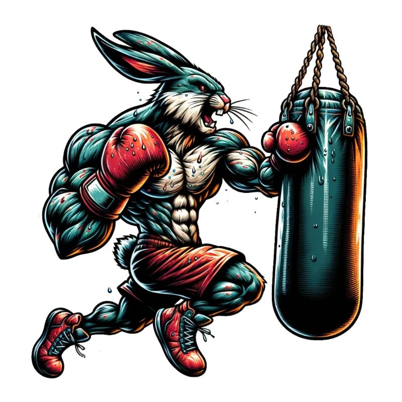 Lapin de boxe