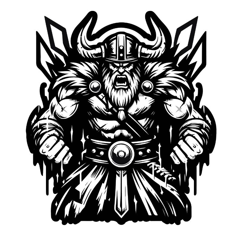 Mächtiger Wikingerkrieger Version 2