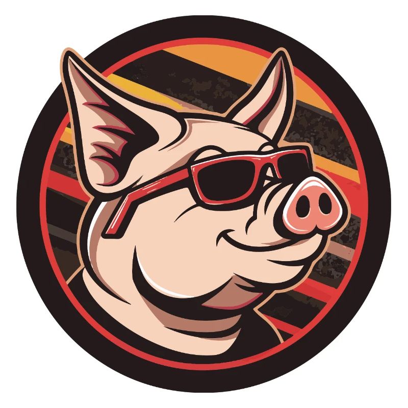 Cochon Bande Dessinée Cool
