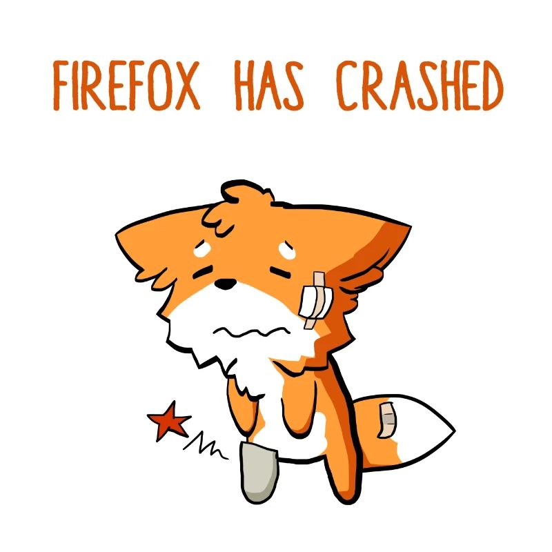 Firefox has crashed funny
