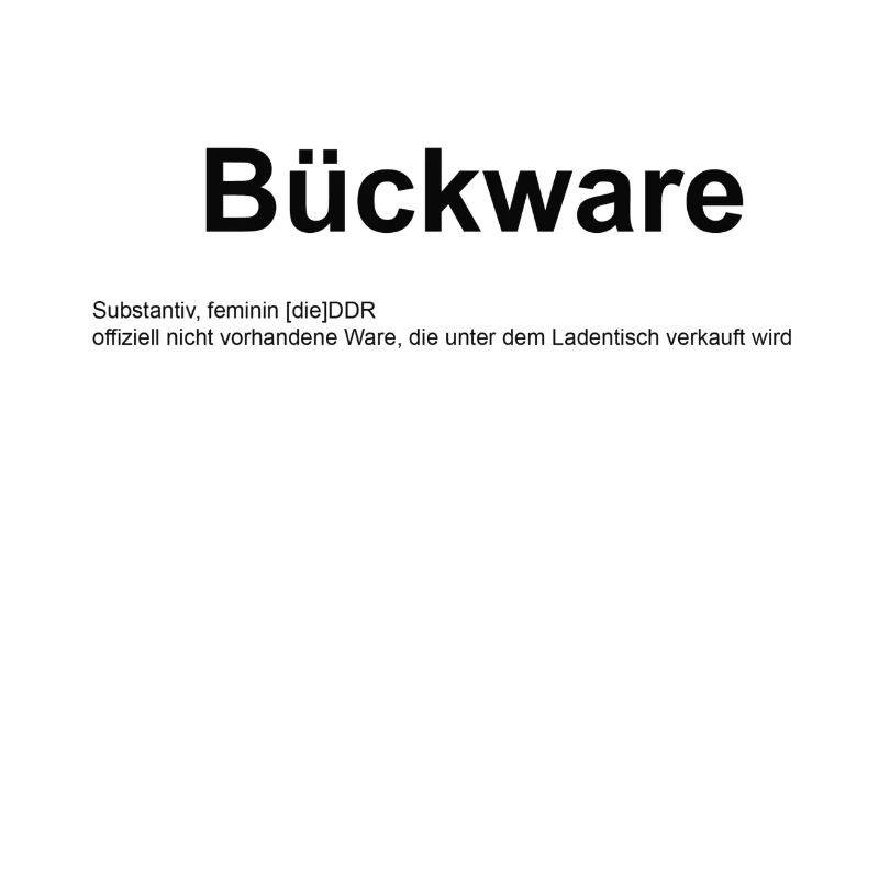 Bückware