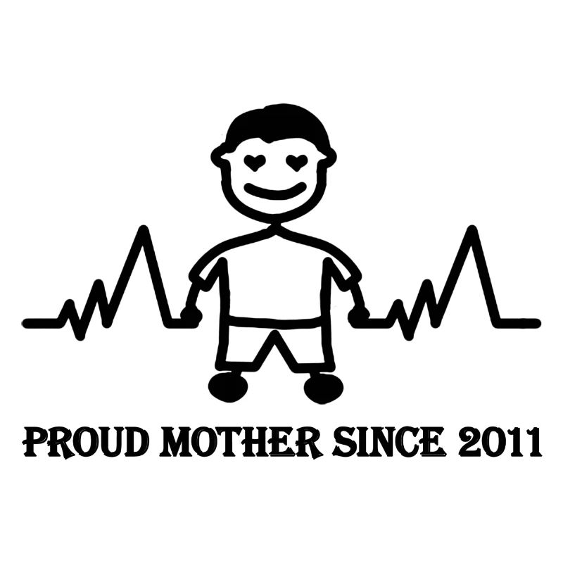 Stolzer Mutter seit 2011 eines Jungen