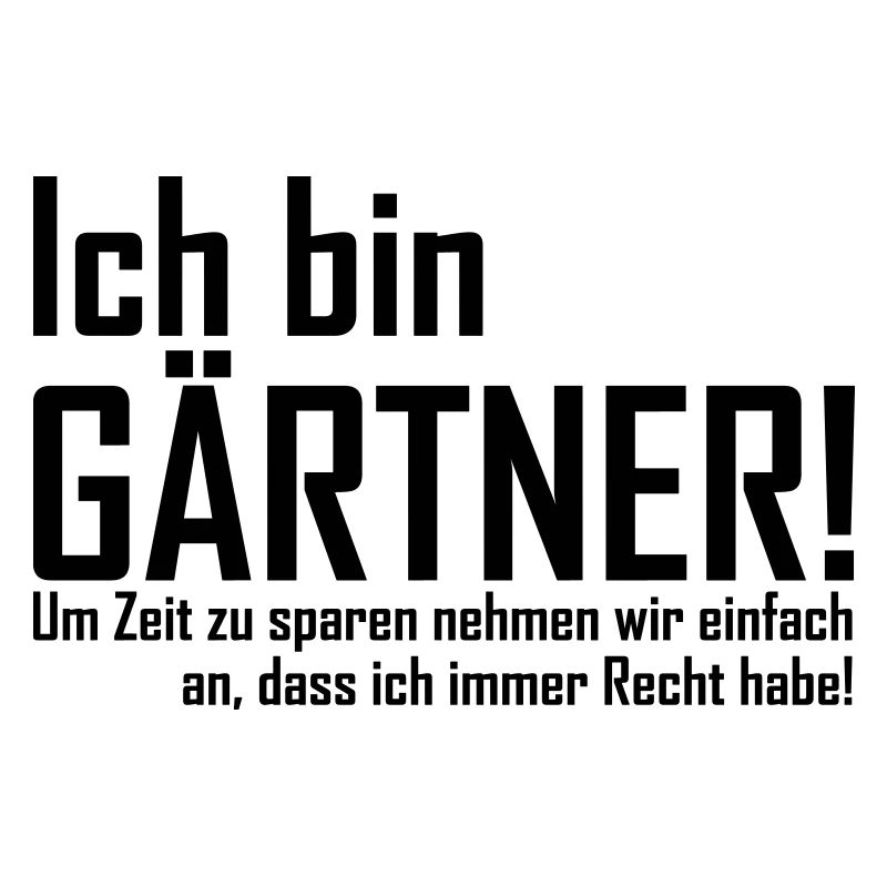 ich bin gärtner
