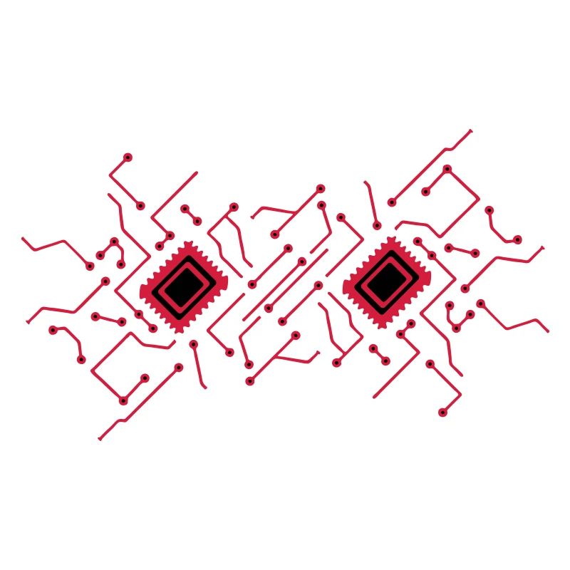 circuitry technology lines microchip disk pattern