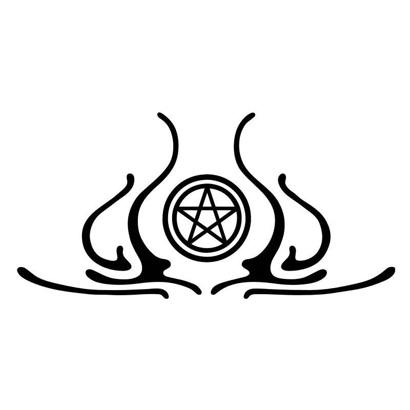 pentagramme, cinq étoiles, pentagramme, githic,
