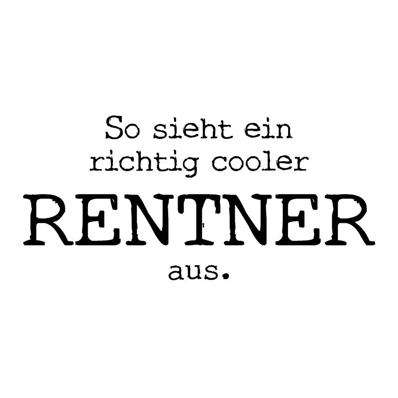 So sieht ein richtig cooler Rentner aus.