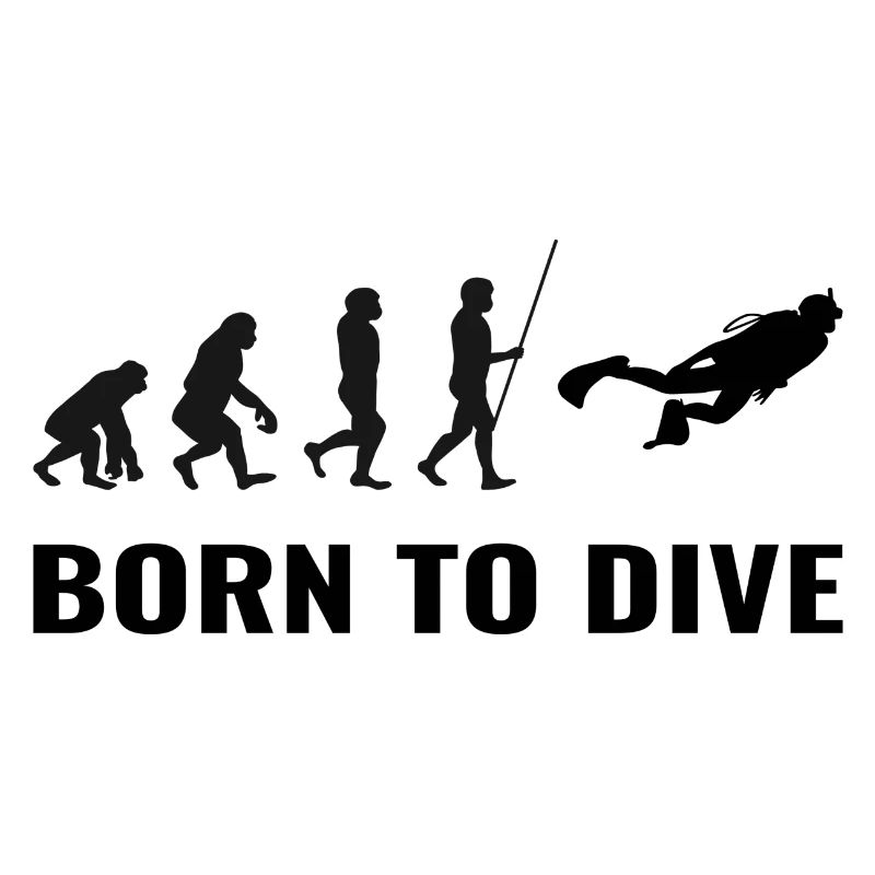 Divers Diving Evolution Cool Sayings