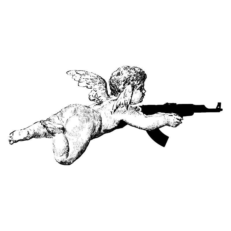 Engel mit AK-47