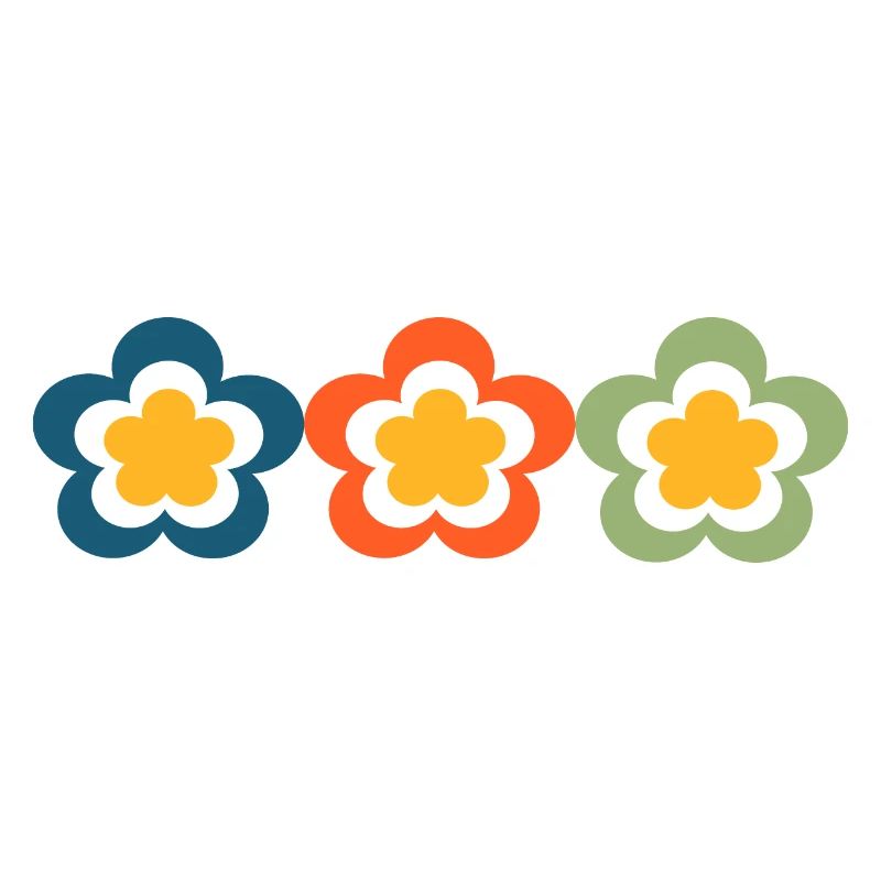70s Flower Pattern