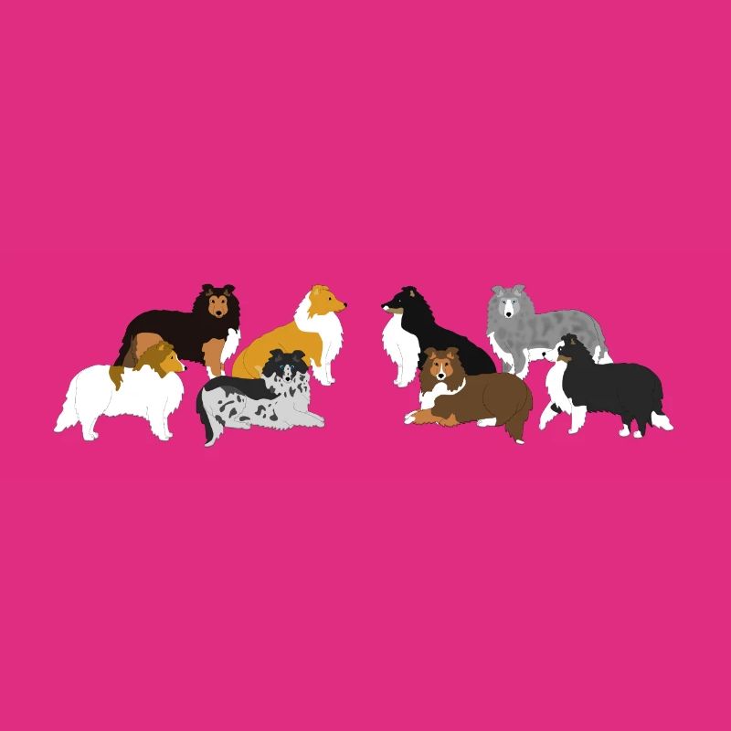 Shelties Querformat